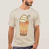 グルービーカボチャスパイス Tシャツ (正面)