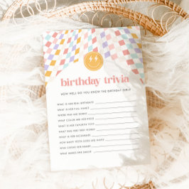 グルービーガール誕生日トリビアゲーム