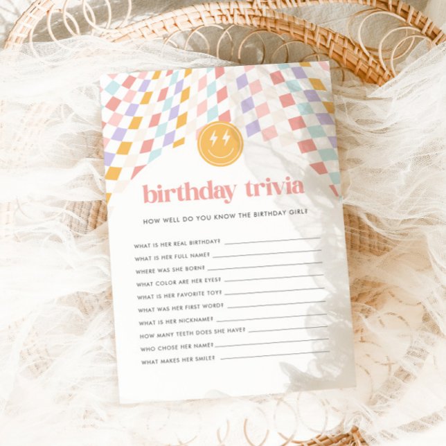 グルービーガール誕生日トリビアゲーム (クリエイターアップロード済み)
