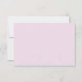 グルービーガール チェック ハッピー フェイス | 1歳の誕生日 サンキューカード (裏面)