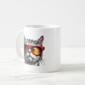 グルービーキャット コーヒーマグカップ (正面左)