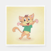 グルービーキャット スタンダードランチョンナプキン (正面)