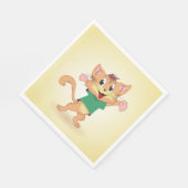 グルービーキャット スタンダードランチョンナプキン (角)