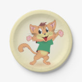 グルービーキャット ペーパープレート (正面)