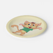 グルービーキャット ペーパープレート (アングル)