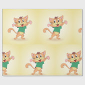 グルービーキャット ラッピングペーパー (フラット)