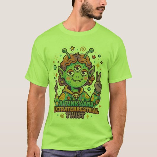 グルービーギャラクシーTシャツ Tシャツ (正面)