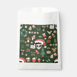 グルービークリスマスディスコサンタエイリアン フェイバーバッグ