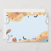 グルービーゴーストの誕生日写真感謝カード サンキューカード (裏面)