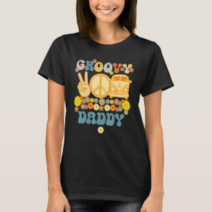 グルービーダディ レトロ おそろい ファミリーベビーシャワー 太っちょ Tシャツ