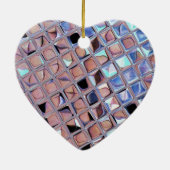 グルービーディスコボール鏡ボールディスコグローブ セラミックオーナメント (裏面)