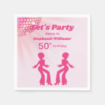 グルービーディスコボール ピンク パープル 女性 50歳の誕生日
