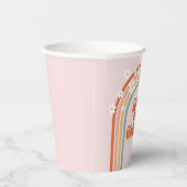 グルービーデイジーレインボー4th誕生日紙カップ 紙コップ (右)