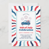 グルービートラック 4th of July セレブレーション 招待状 (正面)