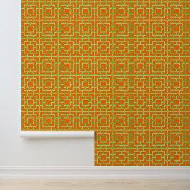 グルービーバンバンラティス - オレンジ＆ライム 壁紙