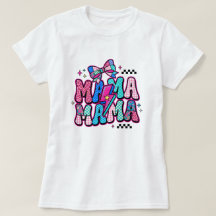 グルービーパッチワークママTシャツ レオパード ポルカドット ギ