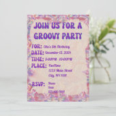 グルービーパーティーの招待状 - 60年代、70年代をテーマに 招待状 (スタンド正面)