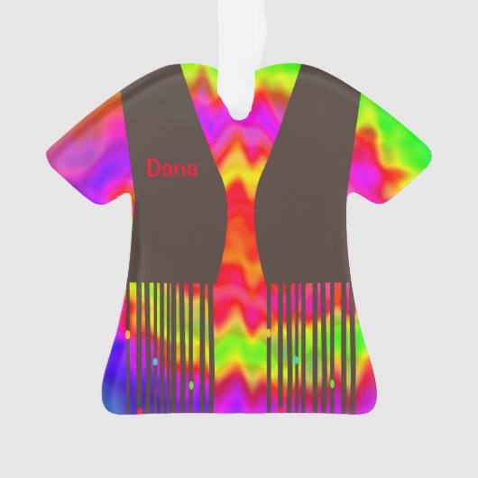 グルービーヒッピークリスマス装飾2 オーナメント (正面)