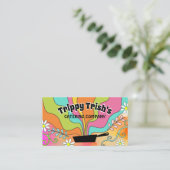 グルービーヒッピーシェフケータリング料理スキレットグルメ 名刺 (スタンド正面)