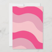 グルービーヒッピーハートブライダルシャワー招待状 招待状 (裏面)