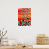 グルービーピッグプリント ポスター (キッチン)