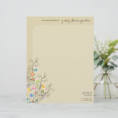 グルービーフラワーガーデンお洒落フローラ レターヘッド (スタンド正面)