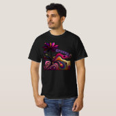 グルービーフラワーメンズ Tシャツ (正面フル)