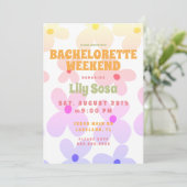 グルービーフローラ レトロなバチェロレッテウィークエンド レインボー 招待状 (スタンド正面)