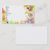 グルービーフローラ 名刺 (正面/裏面)