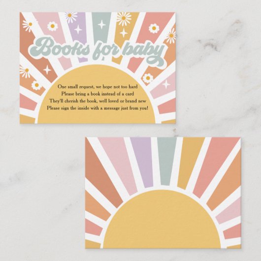 グルービーブックベビー エンクロージャーカード (正面/裏面)