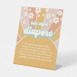 グルービーベビーレトロサンシャインレイトナイトディアパーズゲーム 台座サイン