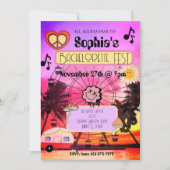 グルービーミュージックフェスティバル・ブライズビーチャーへの招待 招待状 (正面)