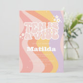 グルービーレインボーテンはビー 60年代レトロなダイジー クール 招待状 (スタンド正面)