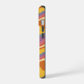 グルービーレトロパターン iPhone 15ケース (左側面)