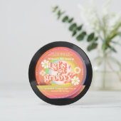 グルービーレトロビニールレインボーデイジー 招待状 (スタンド正面)