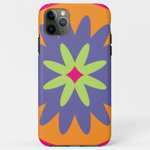 グルービーレトロボタニカルパターンアート iPhone 11 PRO MAXケース