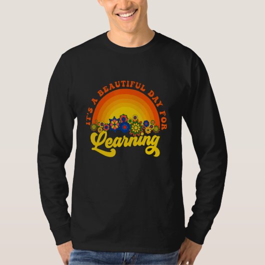 グルービー先生Wの美学しい一日だ Tシャツ (正面)