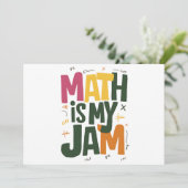 グルービー数学が私のジャム 学校初日 招待状 (スタンド正面)