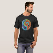 グルービー陰陽ビブラヨガ瞑想チーゴンYIN Tシャツ (正面フル)