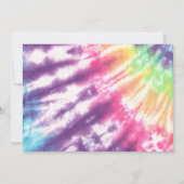 グルービー40回目の絞り染め誕生パーティーの写真 招待状 (裏面)