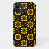 グルービー70sデイジーフラワーパワーパターン Case-Mate iPhoneケース (裏面)
