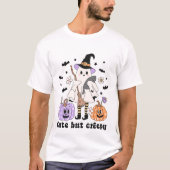 グルービー・キュート・バット・クリーピー - ハロウィン Tシャツ (正面)