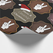 『グルービー・クリスマスを』 ラッピングペーパー (角)