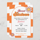 グルービー スイート16 バースデーパーティー 招待状 (正面/裏面)