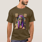 グルービー・スフィンクス: ファンキーなモダンツイストのファラオ Tシャツ (正面)