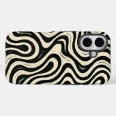グルービー スワール スマホケース Case-Mate iPhoneケース (裏面 (横))