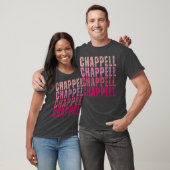 グルービー・チャペル オリジナルネーム入り Chappellee Tシャツ (ユニセックス)