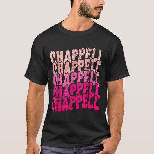 グルービー・チャペル 名前の頭文字 D チャペル Tシャツ ジョーク (正面)