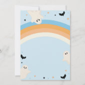 グルービー ツー スポッキー ボーイ 2歳の誕生日 ハロウィン 招待状 (裏面)