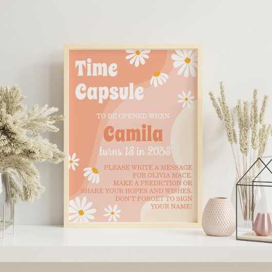 グルービー デイジー バースデー タイムカプセル ポスター